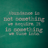 Abundance quote
